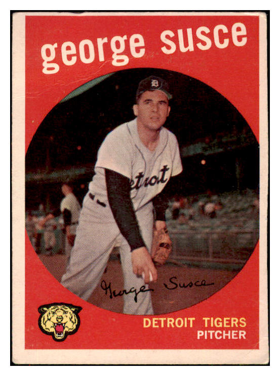 1959 Topps Baseball #511 George Susce Tigers VG 491317