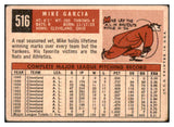 1959 Topps Baseball #516 Mike Garcia Indians VG 491319