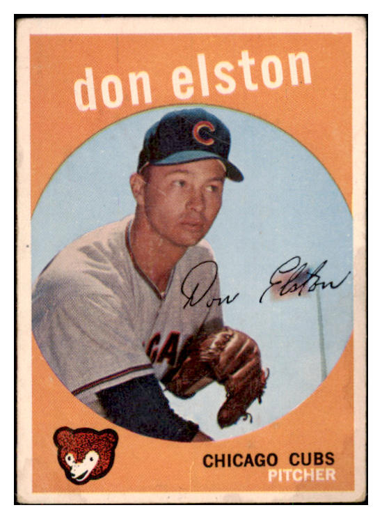 1959 Topps Baseball #520 Don Elston Cubs VG 491322