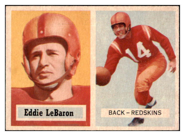 1957 Topps Football #001 Eddie Lebaron Washington EX-MT 491340