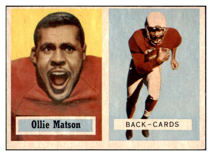1957 Topps Football #026 Ollie Matson Cardinals EX-MT 491342