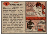1957 Topps Football #005 Gino Marchetti Colts EX-MT 491345
