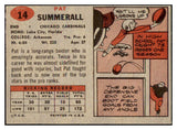 1957 Topps Football #014 Pat Summerall Cardinals EX-MT 491346