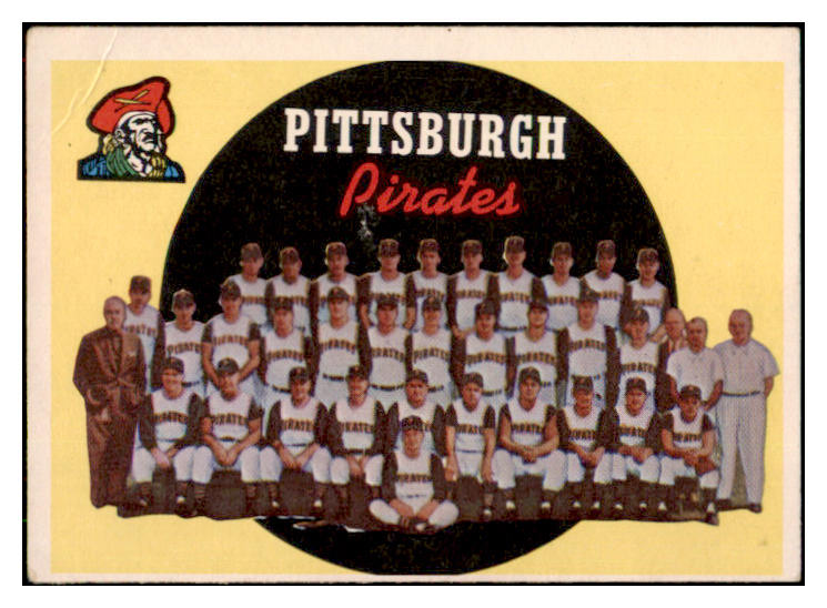 1959 Topps Baseball #528 Pittsburgh Pirates Team VG 491356