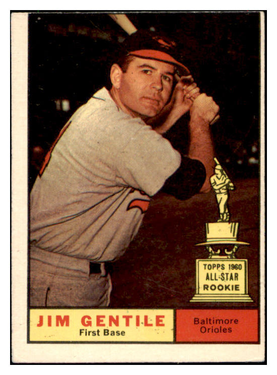 1961 Topps Baseball #559 Jim Gentile Orioles VG-EX 491360