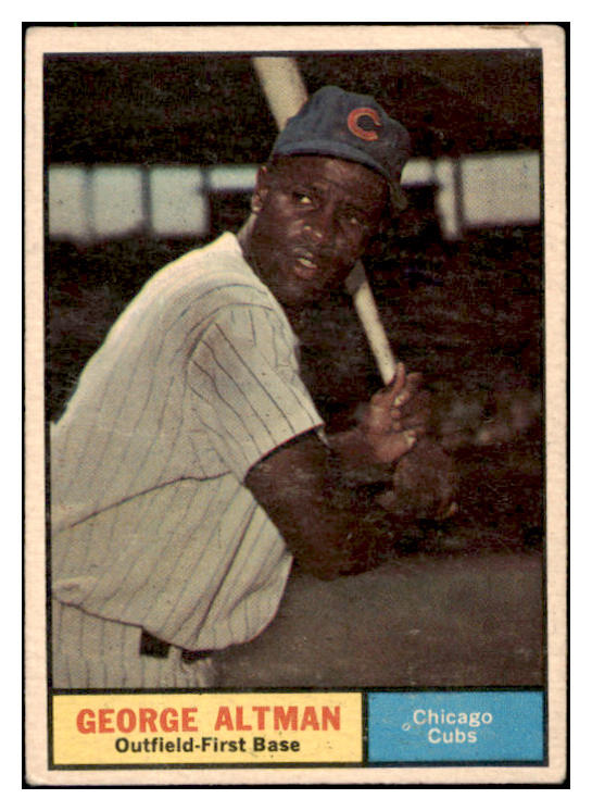 1961 Topps Baseball #551 George Altman Cubs VG-EX 491361