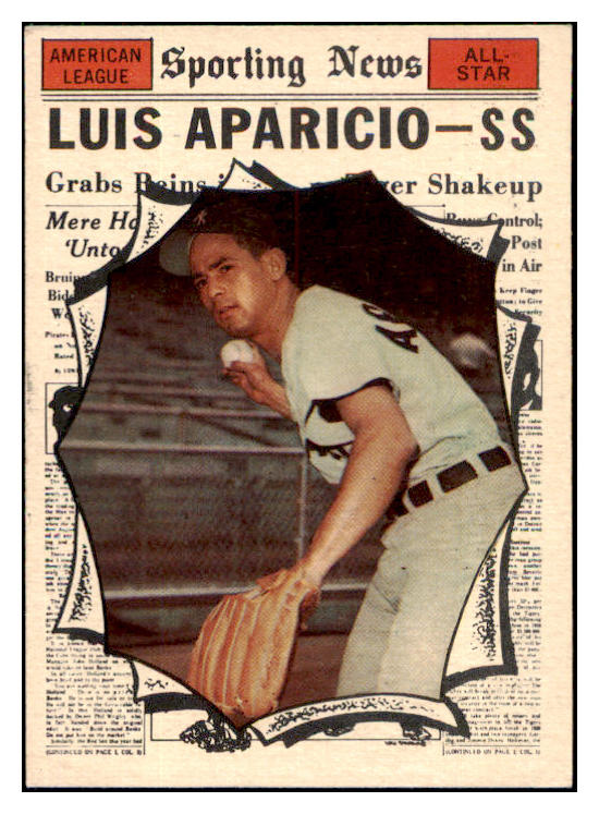1961 Topps Baseball #574 Luis Aparicio A.S. White Sox NR-MT 491362