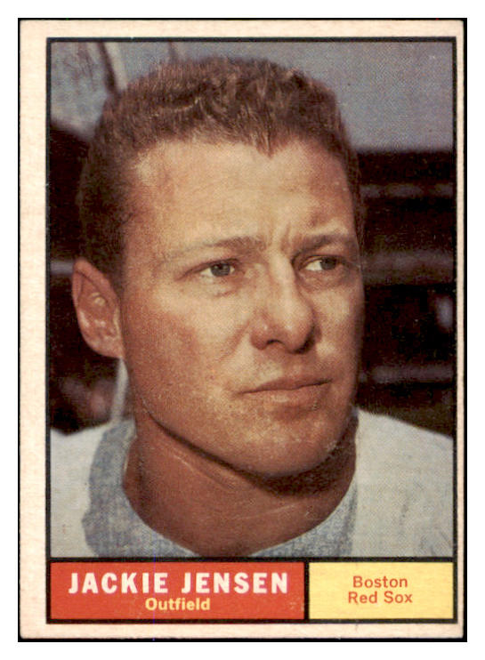 1961 Topps Baseball #540 Jackie Jensen Red Sox EX-MT 491366
