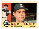 1960 Topps Baseball #522 Ken Hunt Yankees EX-MT 491372