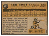 1960 Topps Baseball #522 Ken Hunt Yankees EX-MT 491372