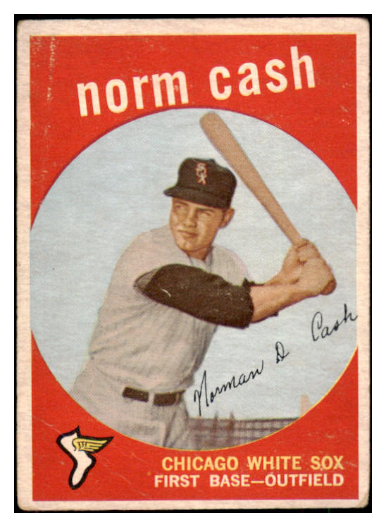1959 Topps Baseball #509 Norm Cash White Sox VG 491373