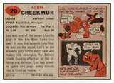 1957 Topps Football #020 Lou Creekmur Lions NR-MT 491378