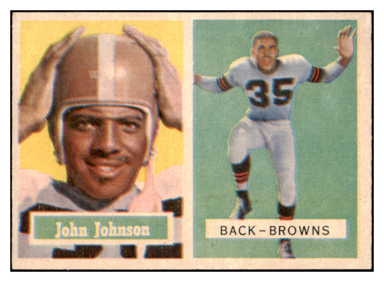 1957 Topps Football #016 John Henry Johnson Browns NR-MT 491389