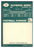 1960 Topps Football #004 Raymond Berry Colts NR-MT 491393