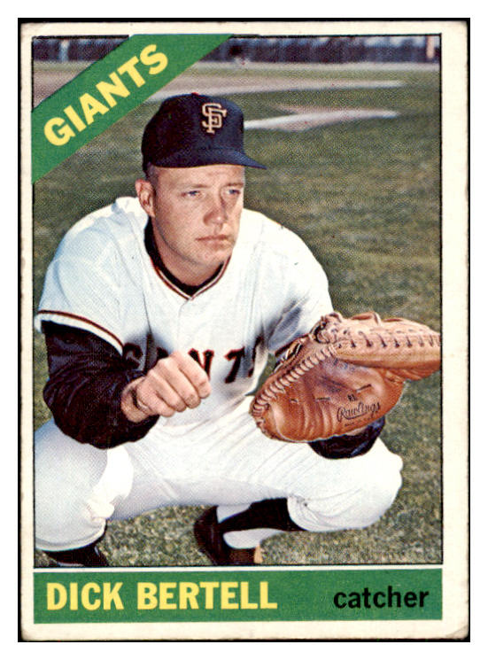 1966 Topps Baseball #587 Dick Bertell Giants VG-EX 491421