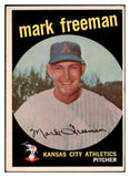 1959 Topps Baseball #532 Mark Freeman A's VG-EX 491431