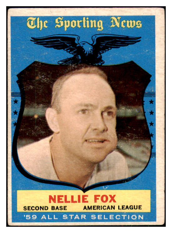 1959 Topps Baseball #556 Nellie Fox A.S. White Sox Good 491433