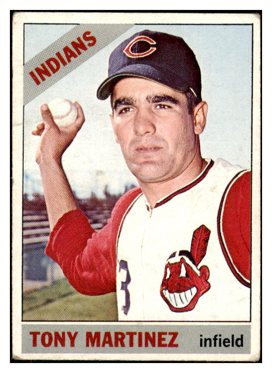 1966 Topps Baseball #581 Tony Martinez Indians VG-EX 491435
