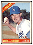 1966 Topps Baseball #573 Derrell Griffith Dodgers VG-EX 491440