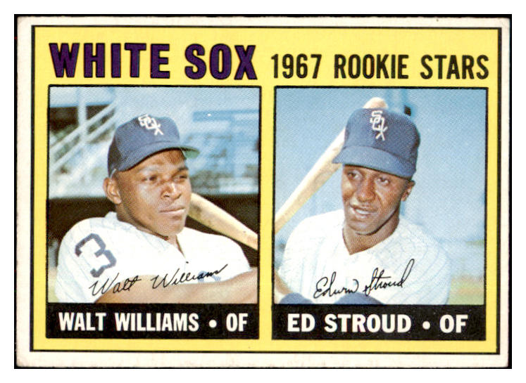 1967 Topps Baseball #598 Walt Williams White Sox EX 491487