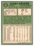 1967 Topps Baseball #566 Gary Geiger Braves NR-MT 491509