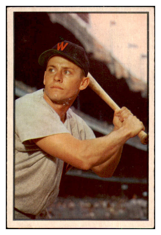 1953 Bowman Color Baseball #034 Gil Coan Senators EX 491545