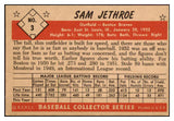 1953 Bowman Color Baseball #003 Sam Jethroe Braves VG-EX 491546