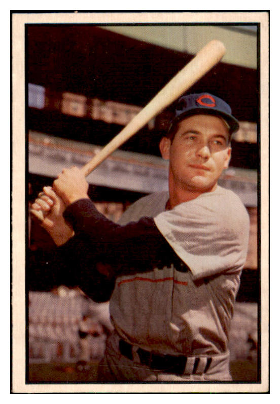 1953 Bowman Color Baseball #094 Bob Addis Cubs EX 491549