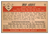 1953 Bowman Color Baseball #094 Bob Addis Cubs EX 491549