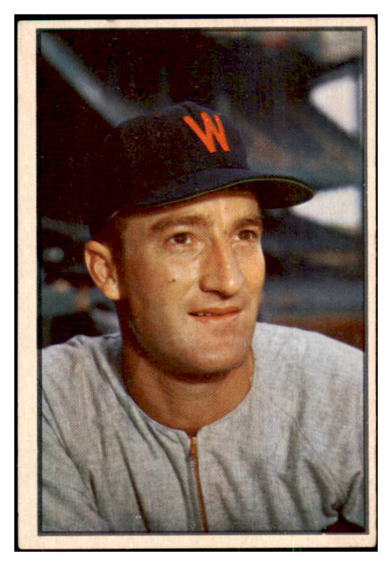 1953 Bowman Color Baseball #022 Bob Porterfield Senators VG 491551