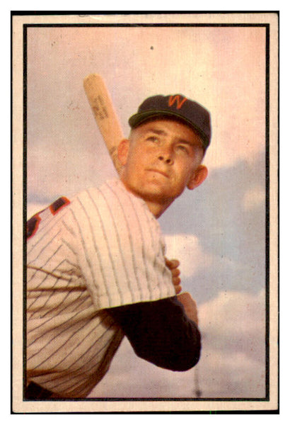 1953 Bowman Color Baseball #139 Pete Runnels Senators VG 491553