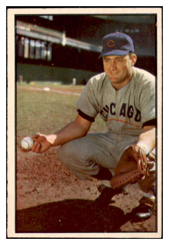 1953 Bowman Color Baseball #007 Harry Chiti Cubs EX-MT 491564