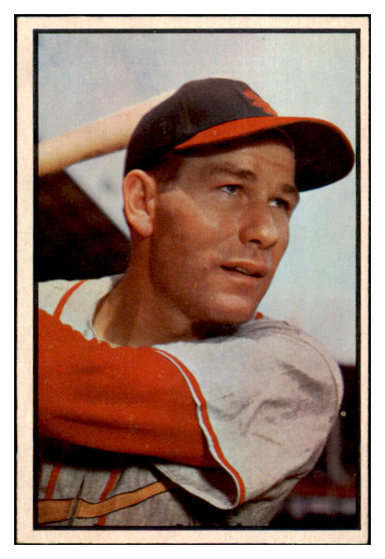 1953 Bowman Color Baseball #085 Solly Hemus Cardinals EX-MT 491571