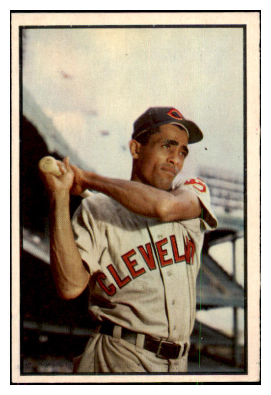 1953 Bowman Color Baseball #086 Harry Simpson Indians EX-MT 491578