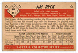 1953 Bowman Color Baseball #111 Jim Dyck Browns VG 491581