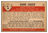 1953 Bowman Color Baseball #048 Hank Sauer Cubs VG-EX 491583