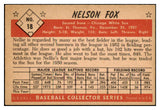 1953 Bowman Color Baseball #018 Nellie Fox White Sox EX-MT 491587