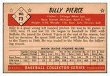 1953 Bowman Color Baseball #073 Billy Pierce White Sox EX-MT 491589