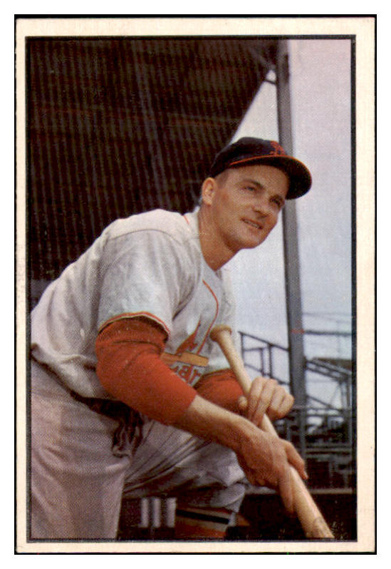 1953 Bowman Color Baseball #142 Larry Miggins Cardinals EX-MT 491592