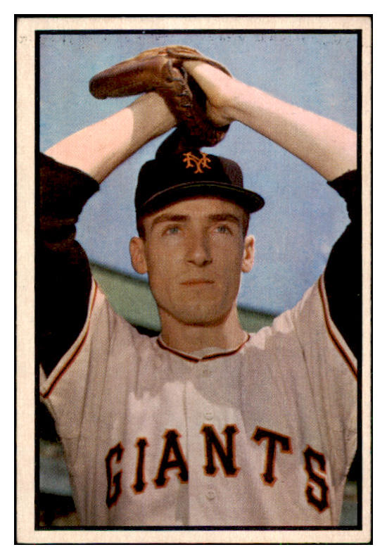 1953 Bowman Color Baseball #149 Al Corwin Giants EX-MT 491594