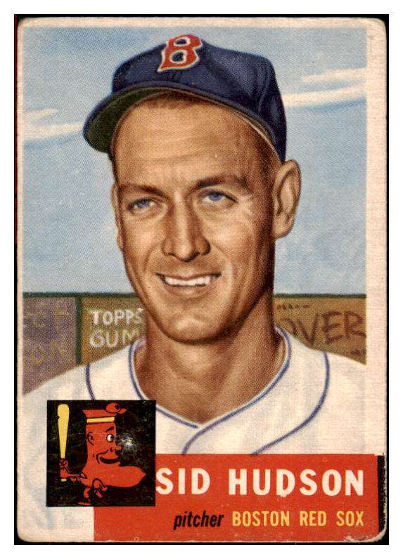 1953 Topps Baseball #251 Sid Hudson Red Sox VG 491607