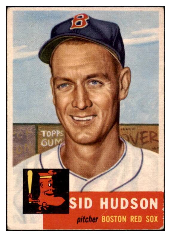 1953 Topps Baseball #251 Sid Hudson Red Sox FR-GD 491608