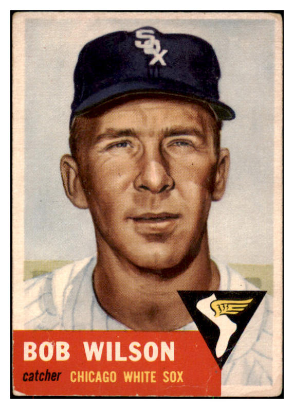 1953 Topps Baseball #250 Bob Wilson White Sox VG 491609