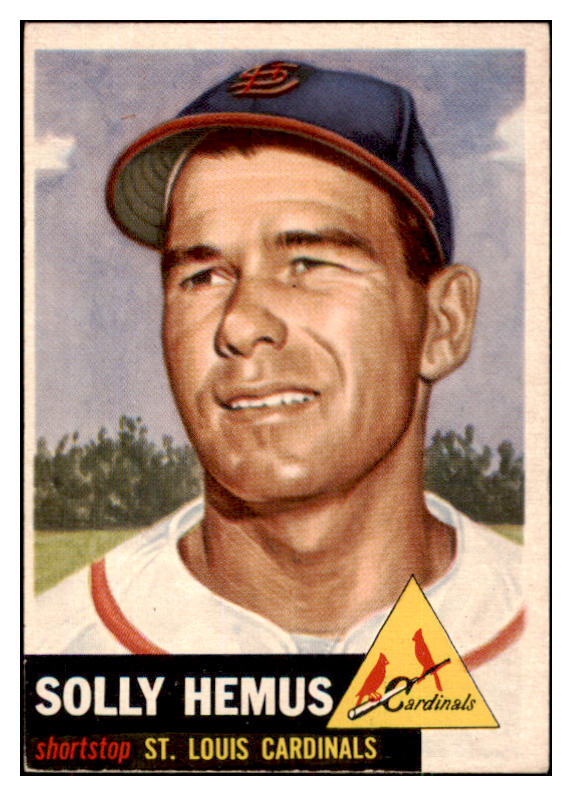 1953 Topps Baseball #231 Solly Hemus Cardinals EX-MT 491634