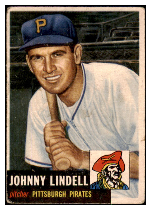 1953 Topps Baseball #230 Johnny Lindell Pirates FR-GD 491636