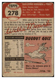 1953 Topps Baseball #278 Willie Miranda Browns VG 491651