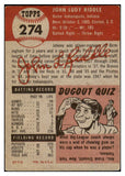 1953 Topps Baseball #274 John Riddle Cardinals GD-VG 491656