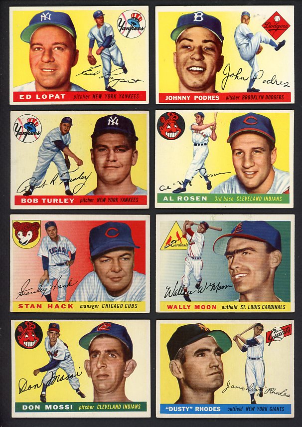 1955 Topps Set Lot 70 Diff VG-EX/EX Rosen Turley Podres 491676