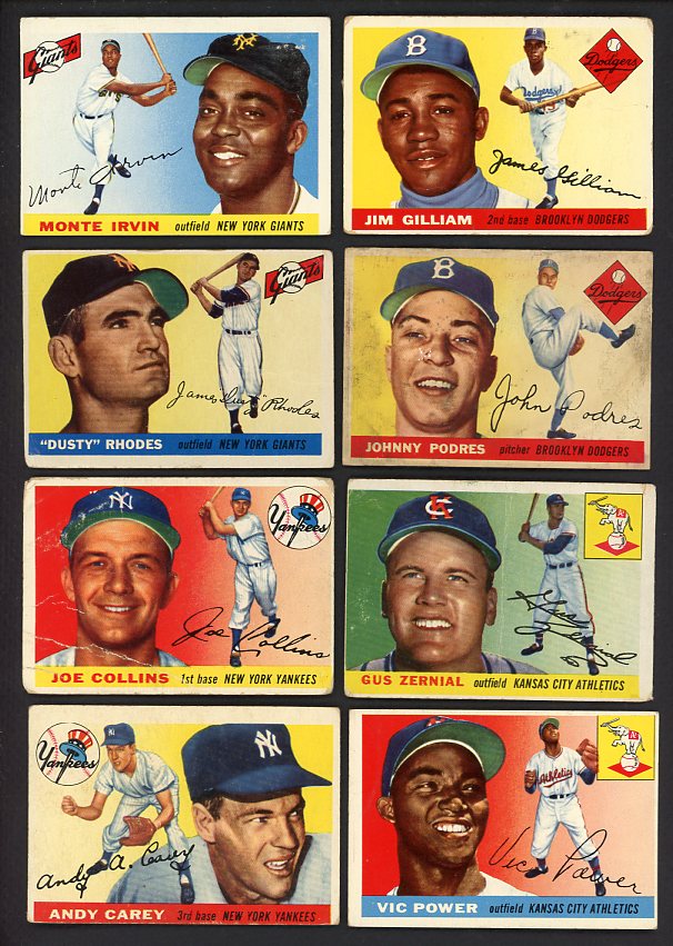 1955 Topps Set Lot 67 Diff Bargain Grade Irvin Podres 491681