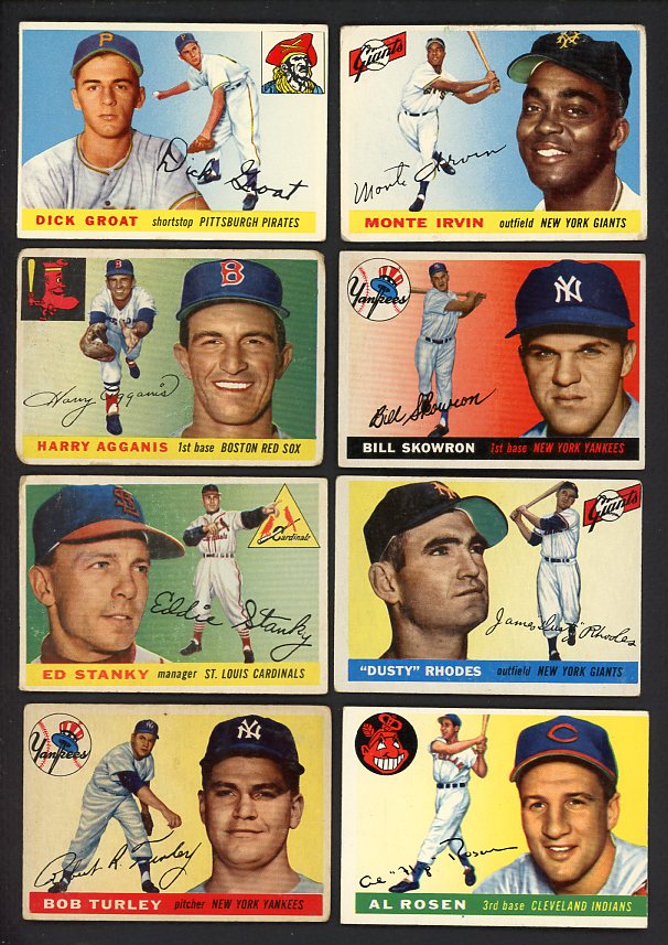 1955 Topps Set Lot 67 Diff Bargain Grade Skowron Irvin 491682